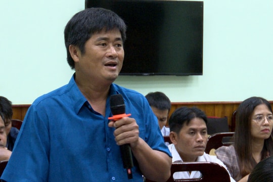 Cử tri xã Nam Trà My kiến nghị đầu tư hạ tầng giao thông đến các thôn bản