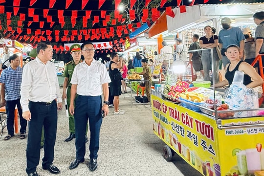 Phối hợp bảo đảm trật tự đô thị tại chợ đêm Sơn Trà