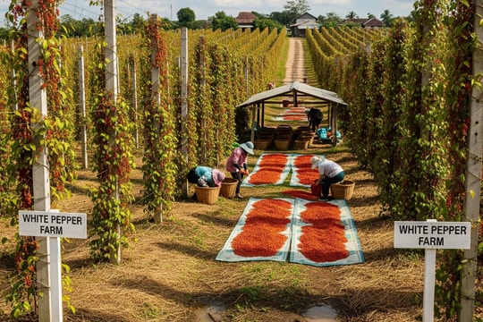 Giá tiêu hôm nay 26/8/2025: Phá băng, sắc xanh từ sàn đến vườn