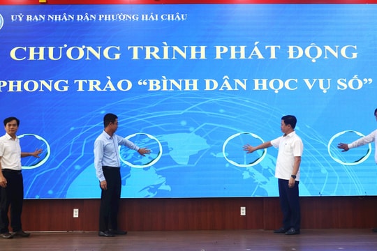 Phường Hải Châu tập huấn chuyển đổi số cho 332 tổ trưởng Tổ công nghệ số cộng đồng