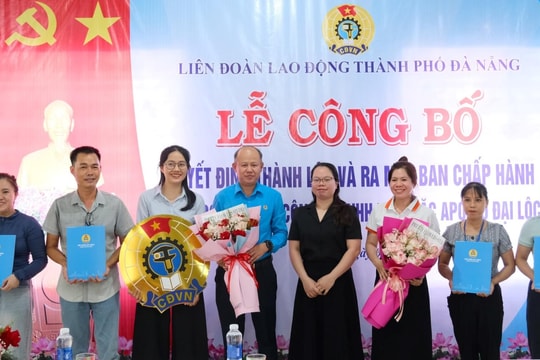 Tập trung thành lập công đoàn cơ sở, phát triển đoàn viên