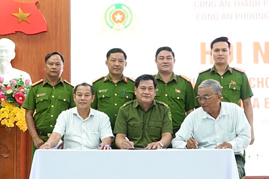 Công an phường Liên Chiểu tuyên truyền phòng, chống tội phạm công nghệ cao