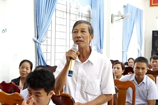 Cử tri kiến nghị nhiều vấn đề dân sinh