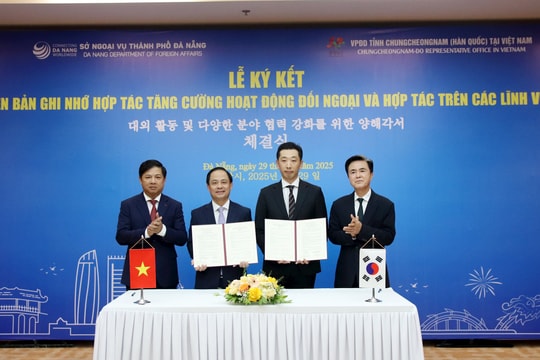 Đà Nẵng tăng cường quan hệ hữu nghị, hợp tác với tỉnh Chungnam (Hàn Quốc)