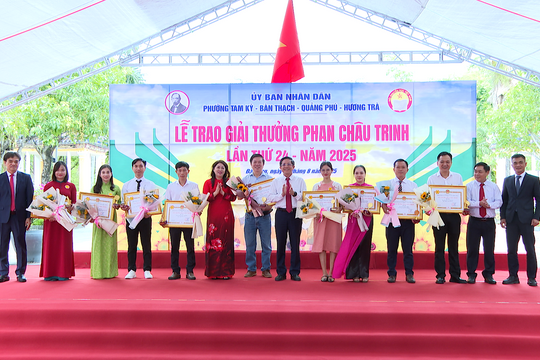 184 cá nhân được trao Giải thưởng Phan Châu Trinh lần thứ 24