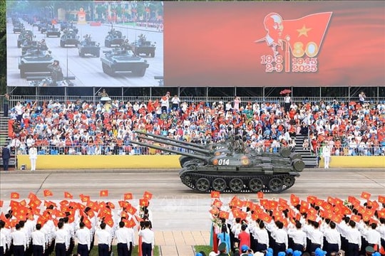 Tổng duyệt A80: Uy nghiêm các khối diễu binh, diễu hành trên Quảng trường Ba Đình