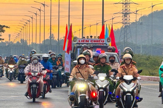 Phường Liên Chiểu ra quân cao điểm bảo đảm trật tự an toàn giao thông