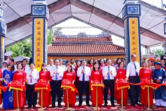 Đà Nẵng khánh thành trùng tu nhà thờ Tiền hiền Quan Châu