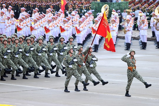 Chùm ảnh: Các khối diễu binh của quân đội nhân dân Việt Nam tại A80