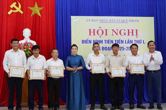 Xã Quế Phước tuyên dương 52 tập thể, cá nhân trong phong trào thi đua yêu nước