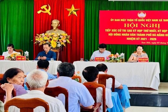 Cử tri đề nghị có chính sách đầu tư đặc thù cho xã đảo Tam Hải