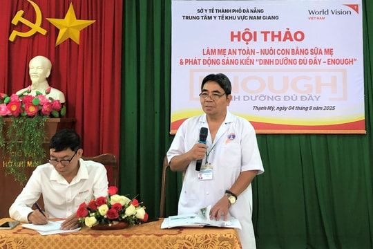 Trung tâm Y tế khu vực Nam Giang phát động sáng kiến “Dinh dưỡng đủ đầy”