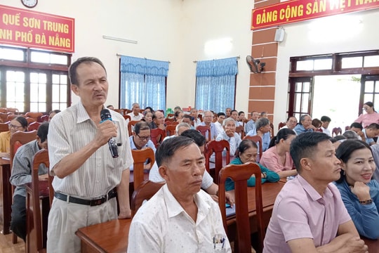 Cử tri xã Quế Sơn Trung kiến nghị nhiều vấn đề dân sinh