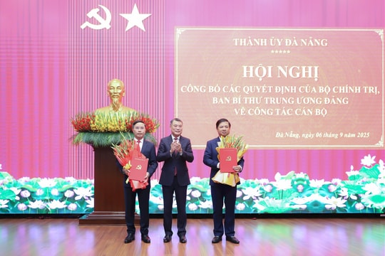 Công bố quyết định chỉ định đồng chí Lương Nguyễn Minh Triết giữ chức Bí thư Thành ủy Đà Nẵng; đồng chí Phạm Đức Ấn giữ chức Phó Bí thư Thành ủy Đà Nẵng nhiệm kỳ 2020 - 2025