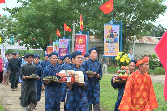 Xã Tây Hồ tổ chức lễ hội văn hóa đình làng Thành Mỹ