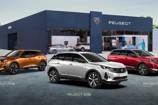Bảng giá xe ô tô mới nhất của hãng Peugeot trong tháng 9/2025