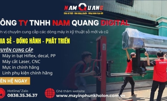 Máy in bạt khổ lớn - Vũ khí cạnh tranh ngành in quảng cáo