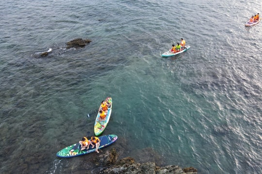 Xã Tam Xuân tăng cường bảo vệ rạn Bà Đậu Hà Lộc