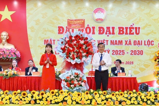 Đại hội đại biểu MTTQ Việt Nam xã Đại Lộc nhiệm kỳ 2025 - 2030