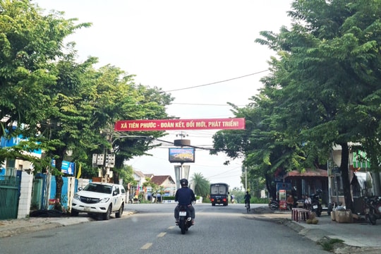 Xã Tiên Phước thông qua nghị quyết chuyển đổi khối phố thành thôn