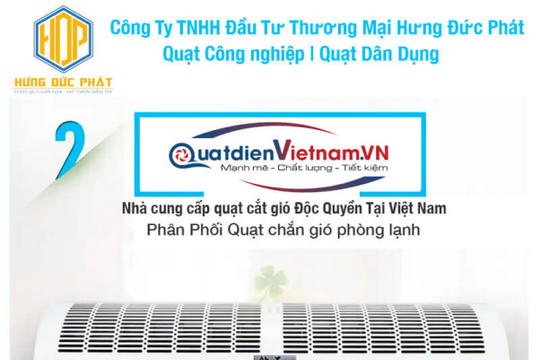 Quạt cắt gió - Giải pháp chắn gió hiệu quả cho không gian hiện đại