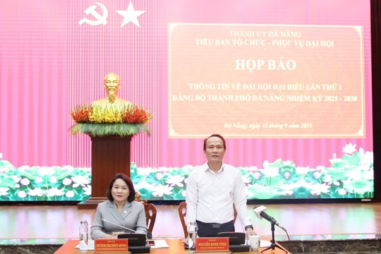 Đại hội đại biểu lần thứ I Đảng bộ thành phố Đà Nẵng diễn ra từ ngày 16 đến 18/9