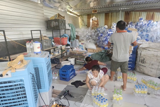 Triệt phá cơ sở sản xuất giấm giả quy mô lớn tại phường An Khê