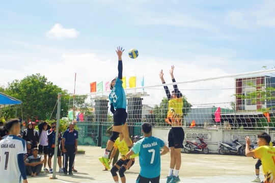 Sôi nổi thi đua thể thao