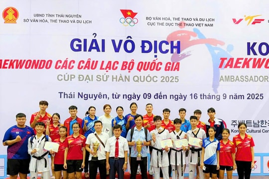 Taekwondo Đà Nẵng giành 16 huy chương tại giải vô địch các câu lạc bộ quốc gia