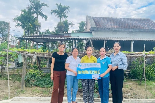 Phụ nữ xã Núi Thành giúp nhau phát triển kinh tế