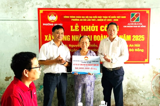 Phường An Hải khởi công xây nhà đại đoàn kết cho hộ nghèo