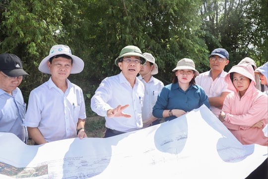 Lãnh đạo thành phố Đà Nẵng kiểm tra thực tế Dự án đường vành đai phía Bắc Quảng Nam