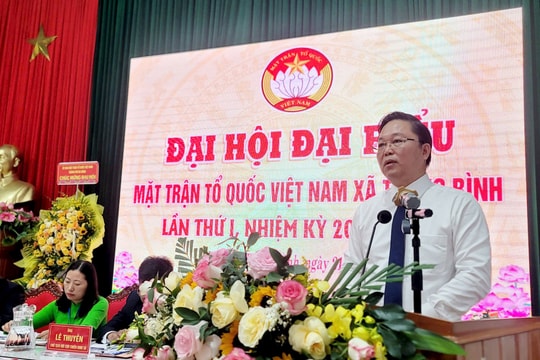 Ông Trần Ngọc Tú giữ chức Chủ tịch Ủy ban MTTQ Việt Nam xã Thăng Bình