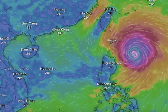 'Quái vật' Ragasa giật cấp 17 sắp tiến vào Biển Đông, liệu thành siêu bão mạnh nhất xuất hiện trên Biển Đông?