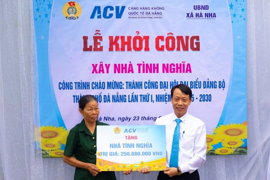 Khởi công xây dựng nhà tình nghĩa cho gia đình có công cách mạng