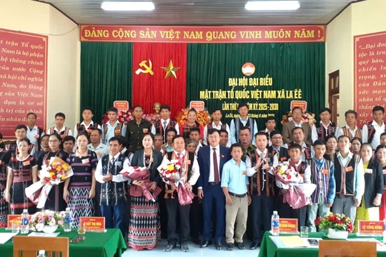 La Êê, Nam Giang: Tổ chức Đại hội đại biểu MTTQ Việt Nam xã, nhiệm kỳ 2025 - 2030