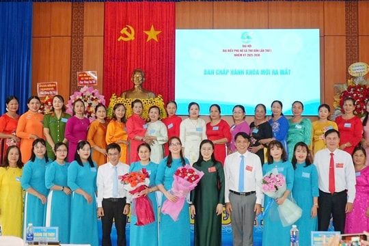Hội Liên hiệp Phụ nữ các xã: Quế Sơn Trung, Bến Giằng, Thu Bồn tổ chức đại hội lần thứ I