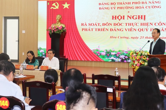 Phường Hòa Cường tăng cường giải pháp tạo nguồn, phát triển đảng viên mới