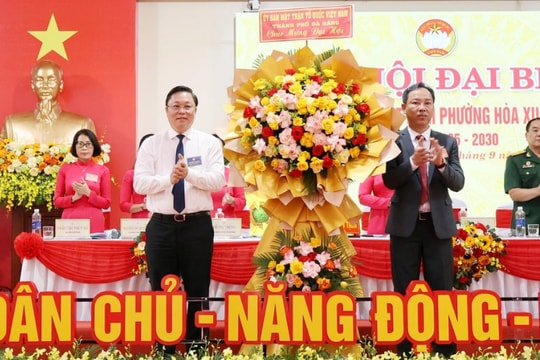 Mặt trận phường Hòa Xuân phát huy sức mạnh đại đoàn kết toàn dân tộc