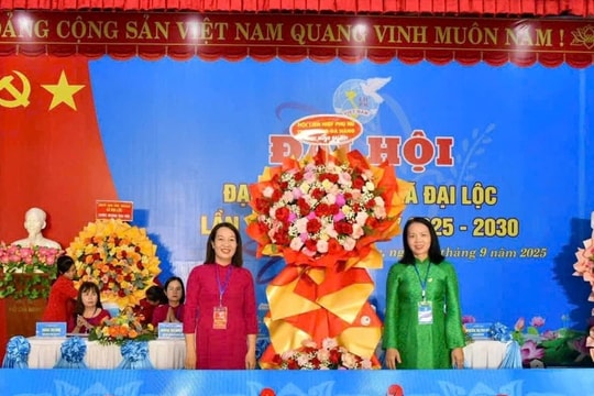 Hội Liên hiệp Phụ nữ xã Đại Lộc giúp đỡ 9.000 lượt hội viên, người già và trẻ em