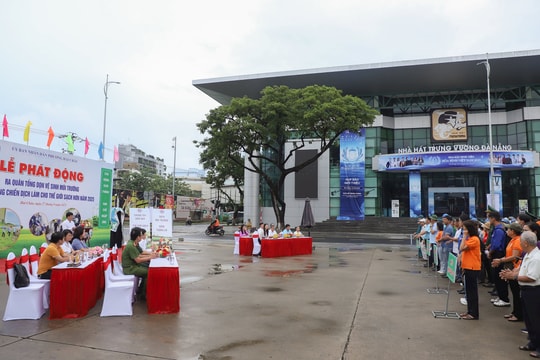 Phường Hải Châu ra quân hưởng ứng Chiến dịch “Làm cho thế giới sạch hơn” năm 2025