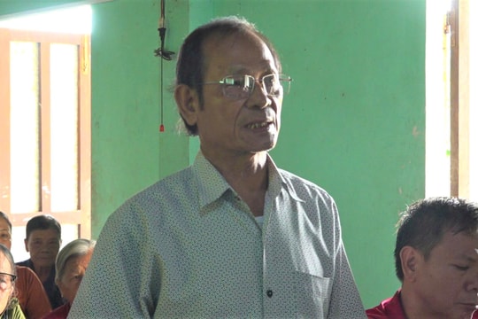 Xã Thăng Điền: Lắng nghe người dân về khu tái định cư phục vụ dự án đường sắt tốc độ cao