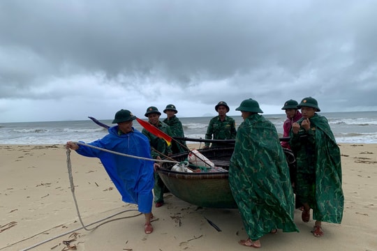 Xã Thăng An thành lập 19 tổ phòng thủ dân sự ứng phó với bão số 10