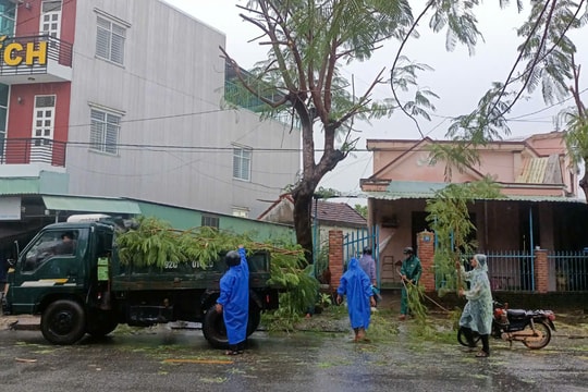 Thăng Bình “4 tại chỗ”, “3 sẵn sàng” chống bão số 10