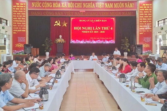 Xã Chiên Đàn giải quyết hồ sơ trước và đúng hạn đạt 100%