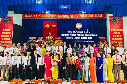 Xây dựng xã Sơn Cẩm Hà đạt chuẩn nông thôn mới nâng cao