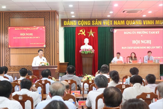 Đảng bộ phường Tam Kỳ cần vượt khó để hoàn thành các nhiệm vụ phát triển kinh tế - xã hội