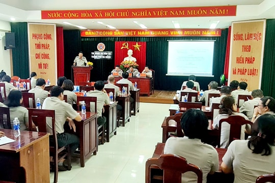 Đảm bảo hoạt động thông suốt, hiệu quả bộ máy thi hành án dân sự một cấp