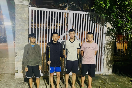 Truy xét nhóm thiếu niên mang hung khí "diễu phố", đăng video lên mạng xã hội