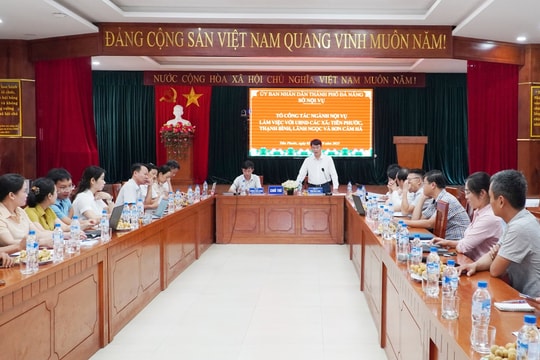 Bộ Nội vụ làm việc với các xã Lãnh Ngọc, Tiên Phước, Thạnh Bình, Sơn Cẩm Hà về bố trí cán bộ